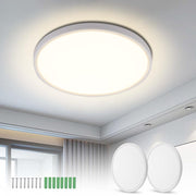 Set(2) 32W 16'' Dimmable LED Flush Ceiling Lights