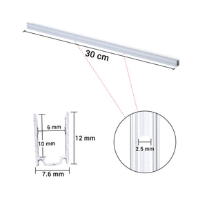 DIY Aluminum U Channel 6x10mm for 2700K LED Neon Rope Light