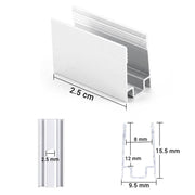 DIY Aluminum U Channel 8x12mm for RGBW LED Neon Rope Light