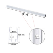 DIY Aluminum U Channel 8x12mm for RGBW LED Neon Rope Light