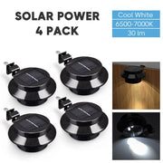DIY Dusk to Dawn Wireless Solar LED Lights Waterproof 4ct/Pack