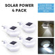 DIY Dusk to Dawn Wireless Solar LED Lights Waterproof 4ct/Pack