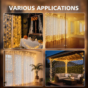 DIY Curtain Lights 8-mode Lights Changing