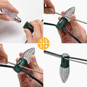 DIY Outdoor C9 Christmas Light Stringer with E17 Sockets 120V SPT-1W
