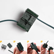 DIY Zip-Cord Electrical Wire 18-AWG SPT-1 with Plugs & End Caps