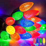 DIY Faceted C9 Replacement Christmas Light Bulbs E17 Base 25ct/pk