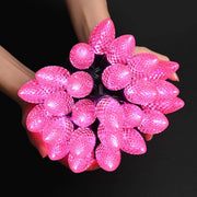 DIY Faceted C9 Replacement Christmas Light Bulbs E17 Base 25ct/pk