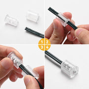 DIY Christmas Light Plug 18AWG SPT-1 (Male, Female Plug, End Cap)