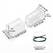 DIY C7 C9 Christmas Light Clips, Stakes, End Caps 100ct/pk