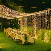 DIY 40'x10' Outdoor Curtain String Light 120V