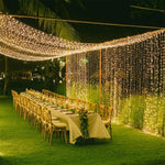DIY 40'x10' Outdoor Curtain String Light 120V