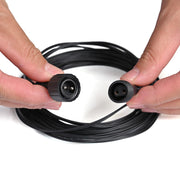 DIY 20' Waterproof Extension Cord for Outdoor String Lights 120V