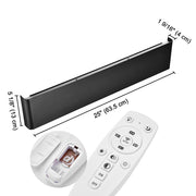DIY 25" Ultra Thin Wall Lamp for Bedroom APP & Remote