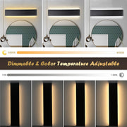 DIY 25" Ultra Thin Wall Lamp for Bedroom APP & Remote