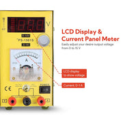 DIY Digital 15V 1A DC Power Supply for Cell Phone