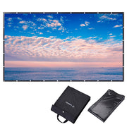DIY Projector Screen Movie TV Home Theater PVC Leather 150" 16:9