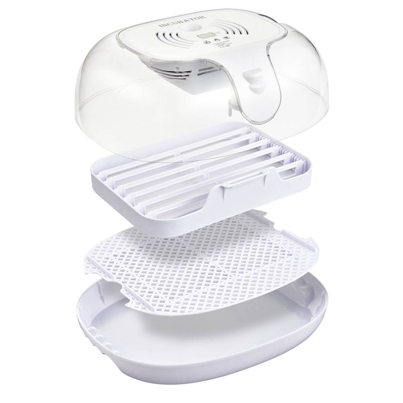 DIY Egg Incubator Turner w/ Candler Humidity Control (16Eggs)