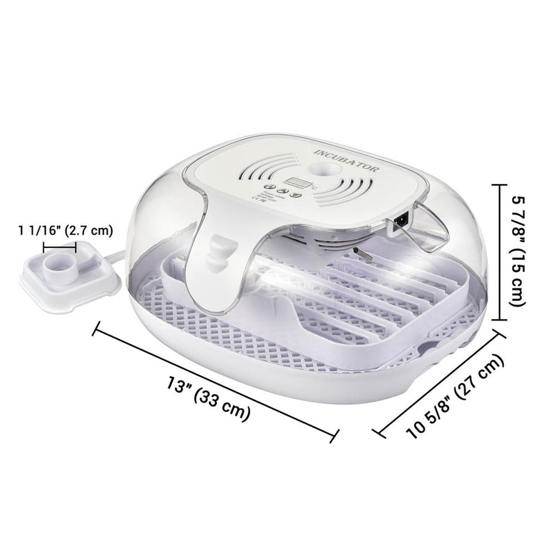 DIY Egg Incubator Turner w/ Candler Humidity Control (16Eggs)