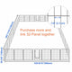 DIY 40" Tall Metal Dog Playpen Fence for Outdoor, Indoor, Camping