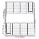DIY 48" Tall Metal Dog Playpen Fence for Outdoor, Indoor, Camping