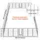 DIY 48" Tall Metal Dog Playpen Fence for Outdoor, Indoor, Camping