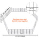 DIY 48" Tall Metal Dog Playpen Fence for Outdoor, Indoor, Camping