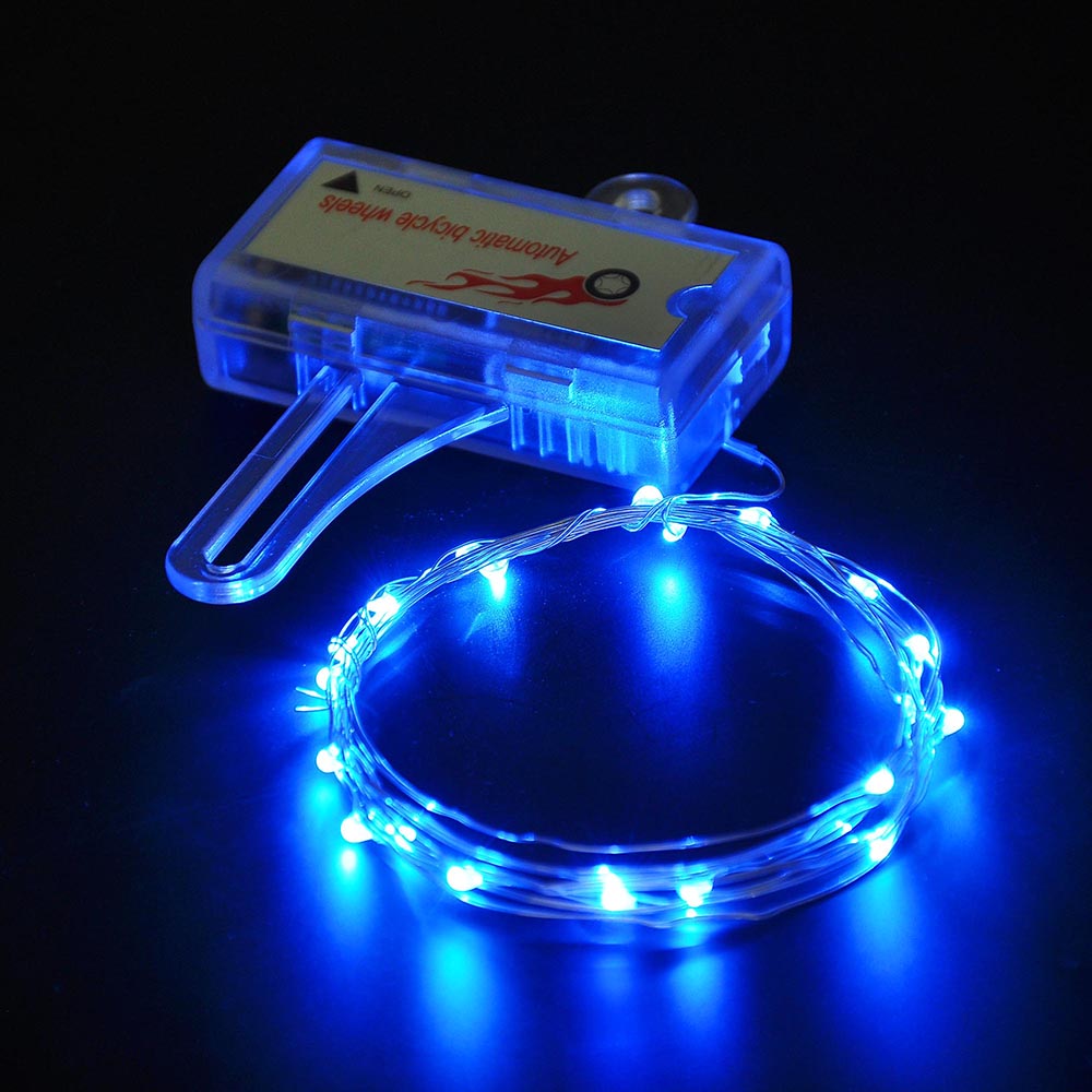Bicycle Wheel Lights – LED Safety Lights Fit Any Spoke Rim (Single)