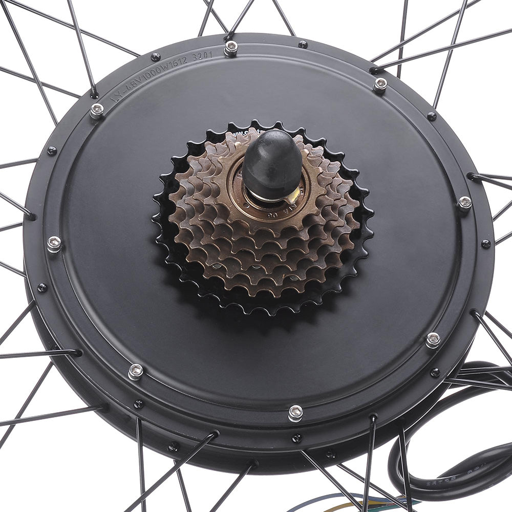 Yescom Brushless Electric Bicycle Engine, 48V 1000W Rear Wheel Hub Motor Kit Yescom Brushless Electric Bicycle Engine, 48V 1000W Rear Wheel Hub Motor Kit