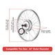 DIY 24 Inch 36v 750w E-Bike Hub Motor Conversion Kit Rear