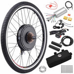 DIY 1500W E-Bike Kit Bicycle Motor Conversion Kit Rear Hub 48V 26"