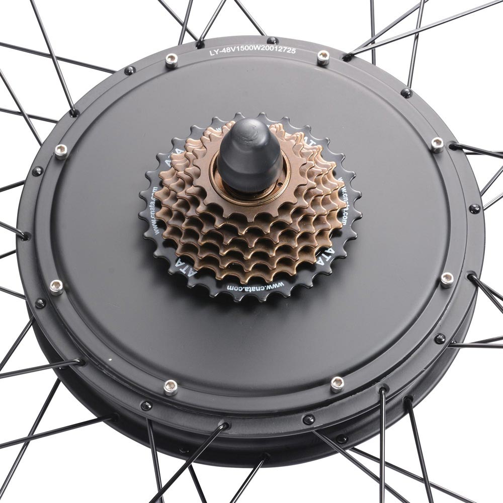 1500 watt electric bicycle conversion kit DIY 1500W E-Bike Kit Bicycle Motor Conversion Kit Rear Hub 48V 26"