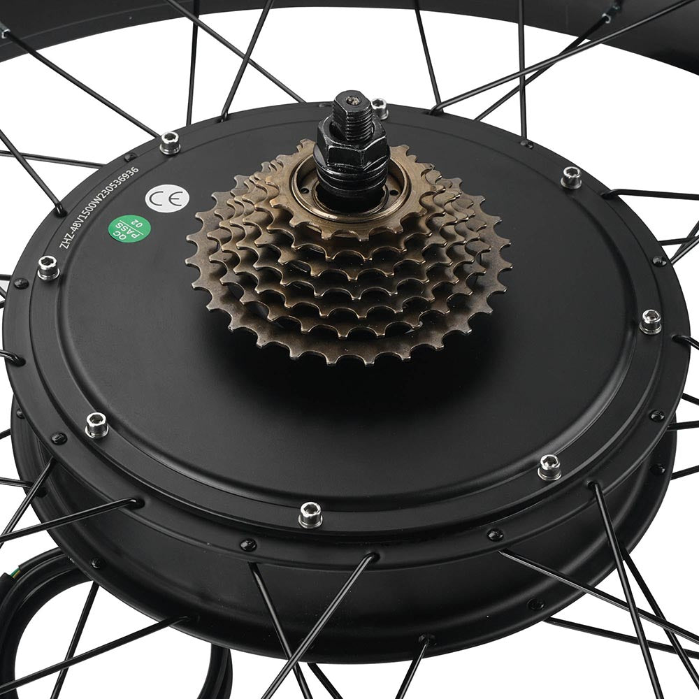 fat tire electric bicycle kit DIY 26 Inch 1500w Fat Tire Ebike Conversion Kit Pedal Assist Rear