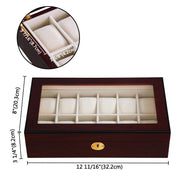 DIY Watch Box Glass Watch Case Wooden