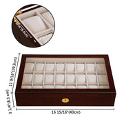 DIY Watch Box Glass Watch Case Wooden