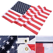 DIY Embroidered US American Flag Star Stripe w/ hoisting grommets