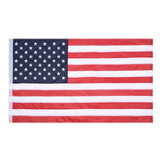 DIY Embroidered US American Flag Star Stripe w/ hoisting grommets