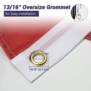 DIY 3x5ft California Republic Flag with Hoisting Grommets 2ct/Pack