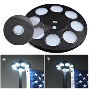 DIY Solar Flagpole Light Top Mounted D11/16"