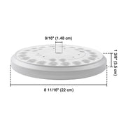DIY Solar Flagpole Light with Photocell 9/16" Top Mounted