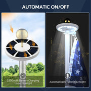 DIY Solar Flagpole Light with Photocell 9/16" Top Mounted