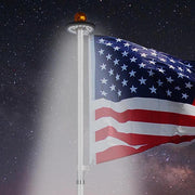 30 ft Aluminum Telescoping Flagpole Kit with US Flag