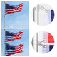 30 ft Aluminum Telescoping Flag Pole Kit with Tailgating