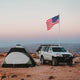 DIY Aluminum Sectional Flagpole Kit with US Flag(20/25/30FT Options)