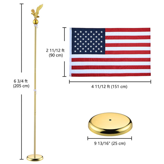 Gold Pole+Luxury Eagle