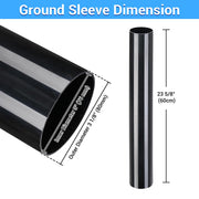 DIY 3in. Flag Pole Ground Sleeve for 10-Gauge Flag Poles