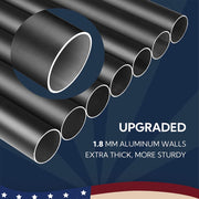 DIY 13Gauge Sectional Flag Pole with Solar Light Luxury Eagle (20/25/30FT)