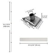 DIY 14 ft Aluminum Telescoping Starlink Pole Gen 3 Pipe Mount