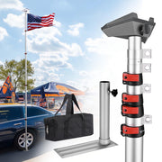 DIY Aluminum Telescoping Starlink Pole Mini Pipe Mount, Tailgating