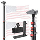 DIY Aluminum Telescoping Starlink Pole Mini Pipe Mount, Tailgating