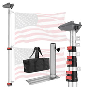 DIY Aluminum Telescoping Starlink Pole Mini Pipe Mount, Tailgating